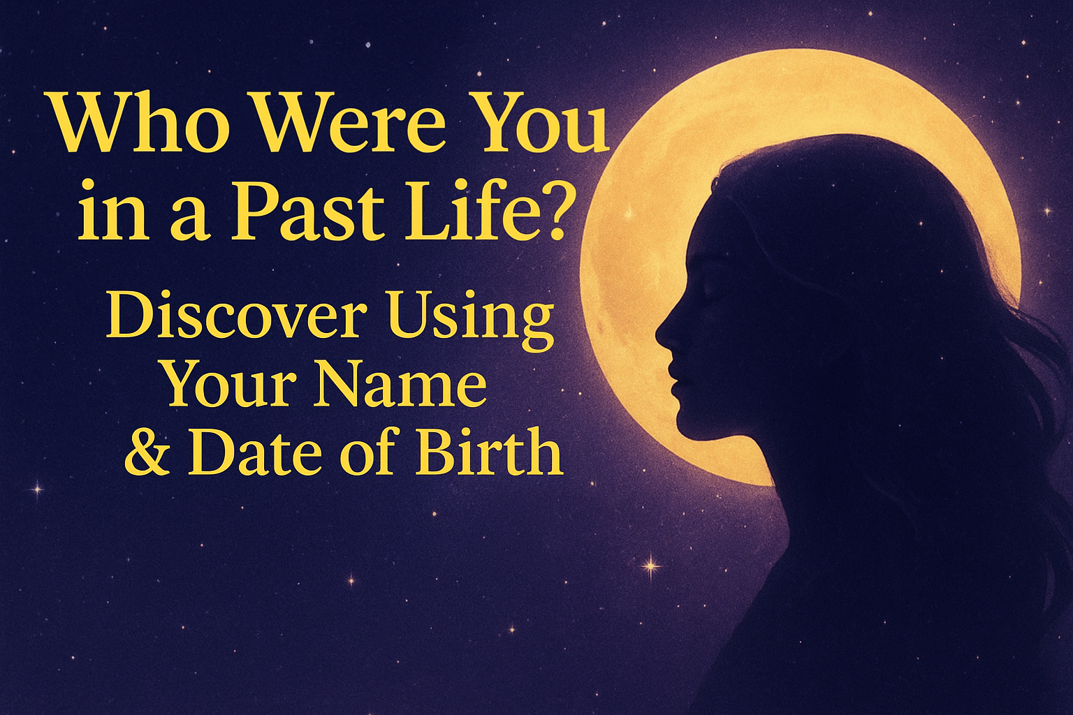 Who Were You in a Past Life? Discover Using Your Name & Date of Birth